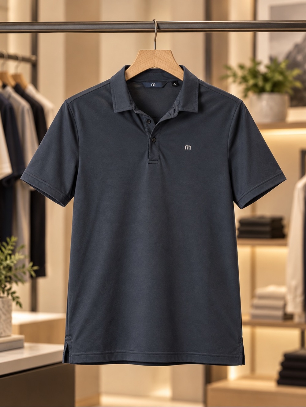 Travis Mathew Men's Navy Short-Sleeve Polo